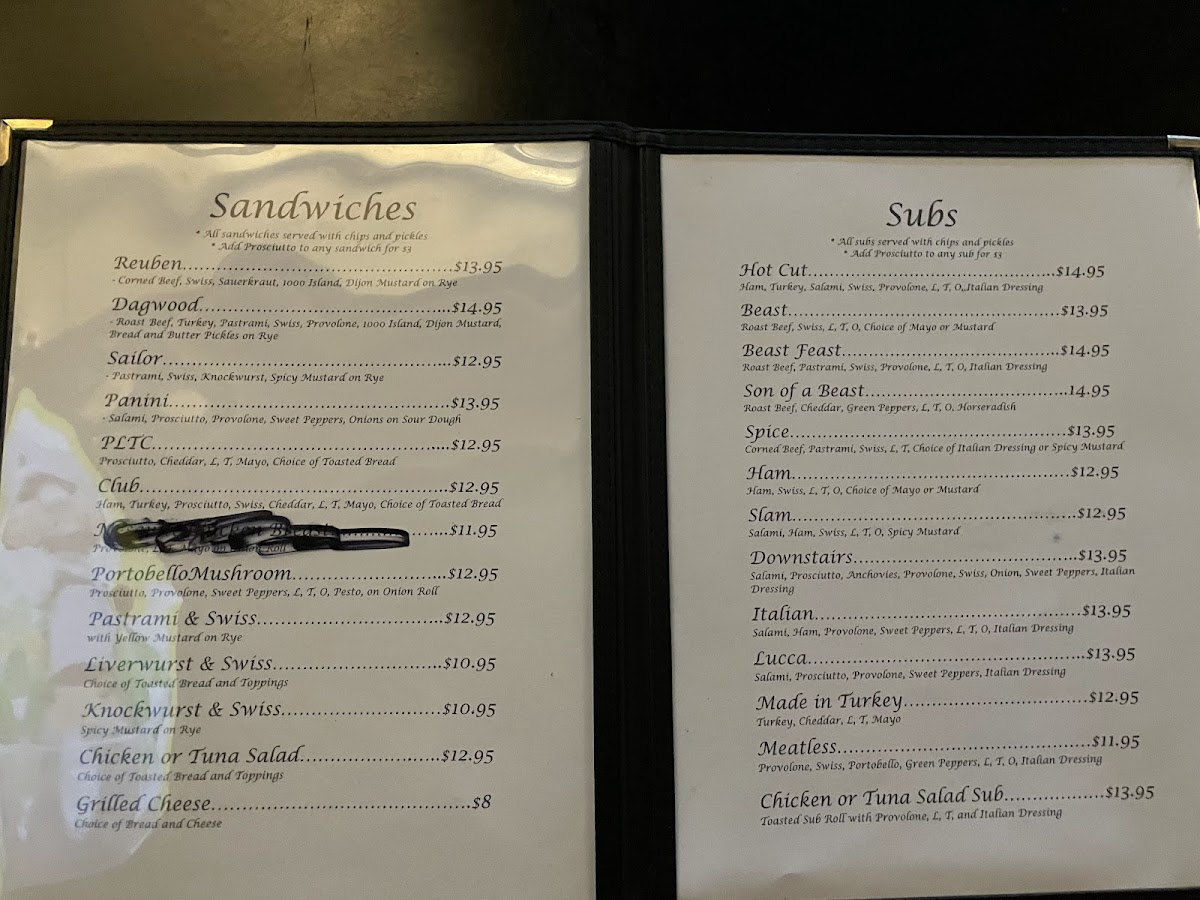 Chiocca's Menu - Image 4
